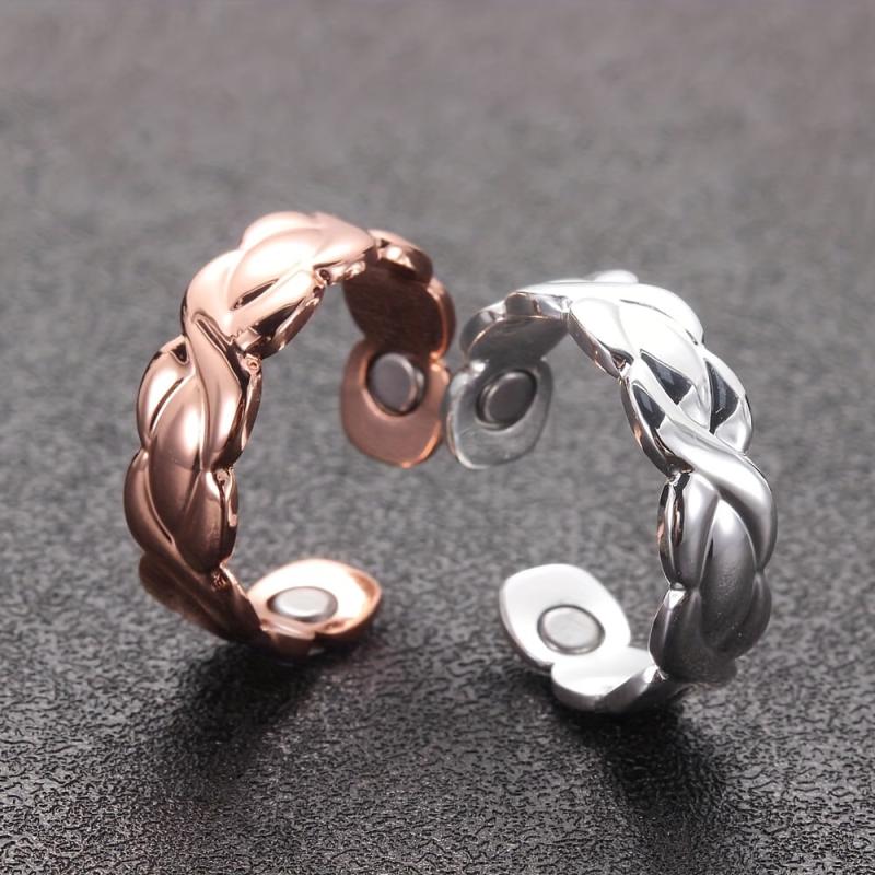 Copper Magnetic Lymphatic Drainage Ring for Women