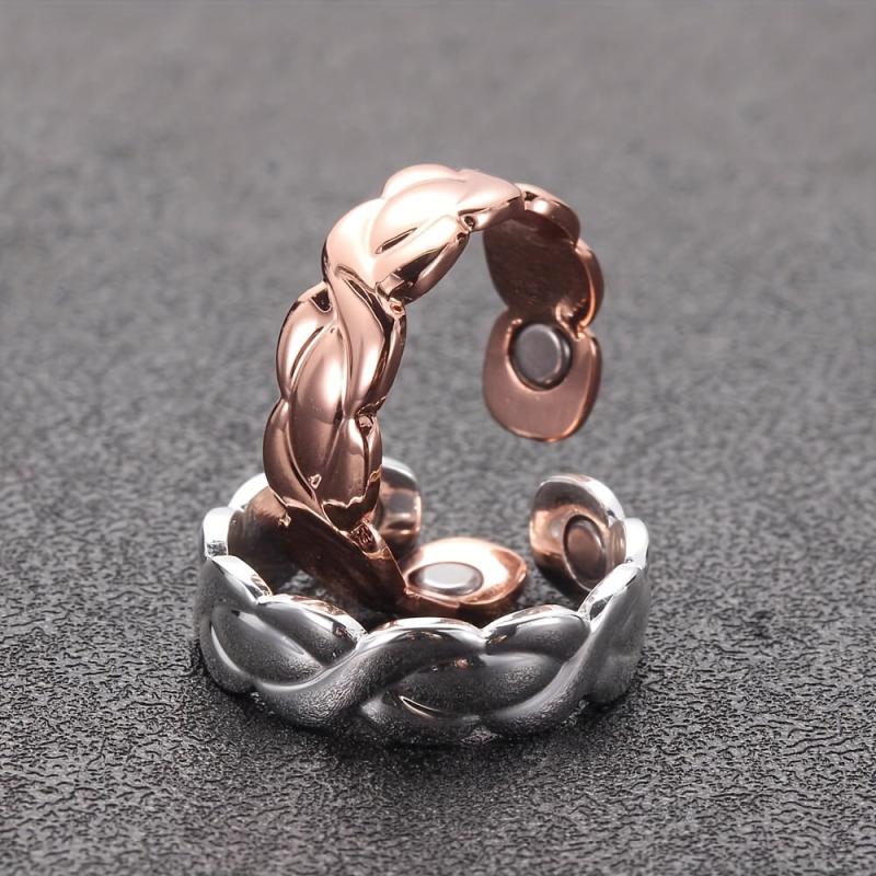 Copper Magnetic Lymphatic Drainage Ring for Women