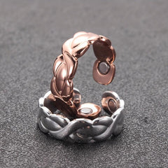 Copper Magnetic Lymphatic Drainage Ring for Women