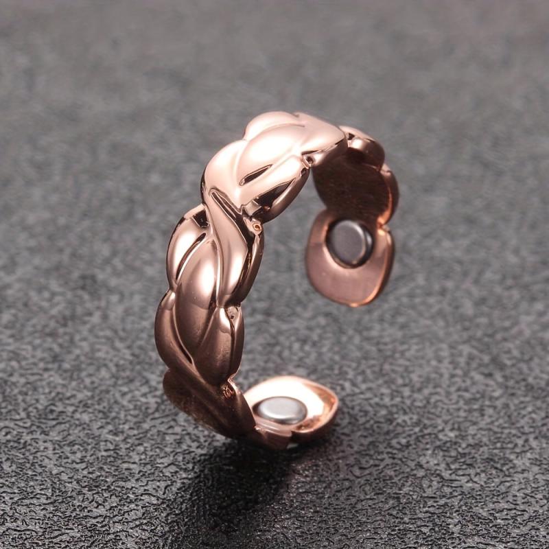 Copper Magnetic Lymphatic Drainage Ring for Women