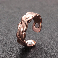 Copper Magnetic Lymphatic Drainage Ring for Women