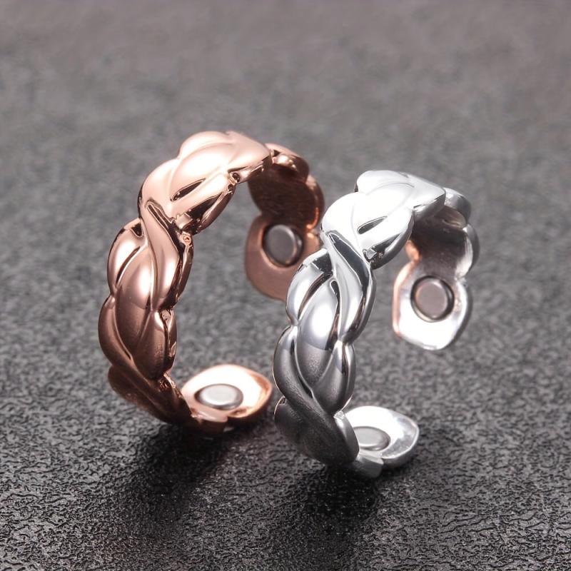 Copper Magnetic Lymphatic Drainage Ring for Women
