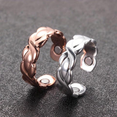 Copper Magnetic Lymphatic Drainage Ring for Women