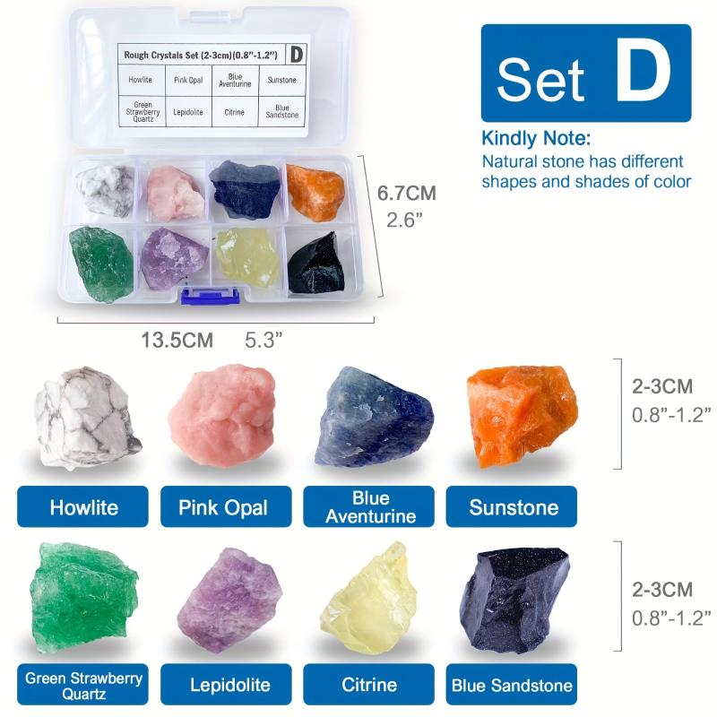 Chakra Healing Stones Set for Reiki Yoga Meditation