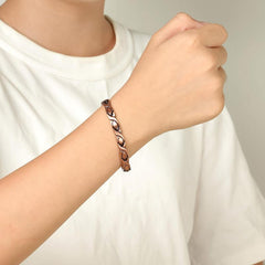 Copper Bracelet For Women Magnetic Links Men Birthday Christmas Gift