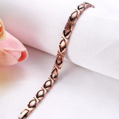 Copper Bracelet For Women Magnetic Links Men Birthday Christmas Gift