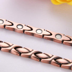 Copper Bracelet For Women Magnetic Links Men Birthday Christmas Gift