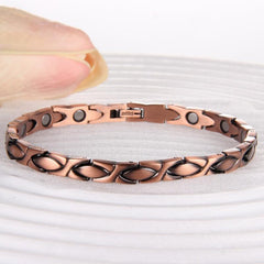 Copper Bracelet For Women Magnetic Links Men Birthday Christmas Gift