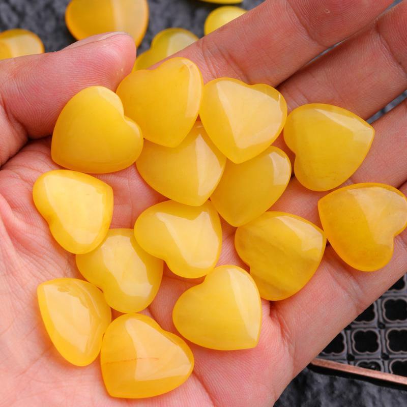 5pcs Citrine Mini Decorative Pocket Stone Love Spiritual Healing Gift