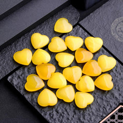 5pcs Citrine Mini Decorative Pocket Stone Love Spiritual Healing Gift