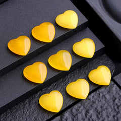 5pcs Citrine Mini Decorative Pocket Stone Love Spiritual Healing Gift