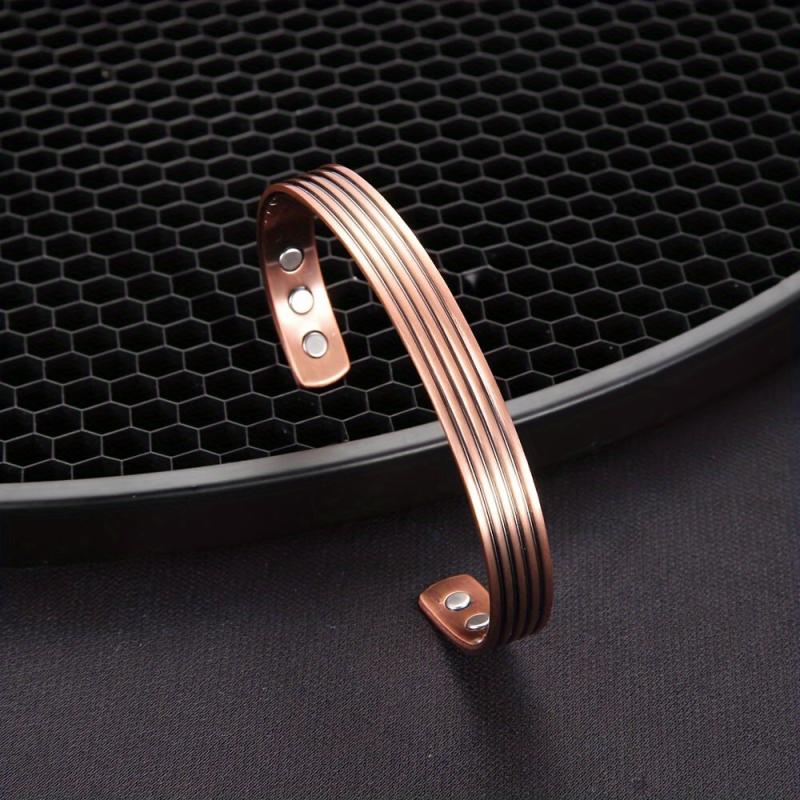 Women's Copper Magnetic Bracelet - Braided Fashionable Bangle