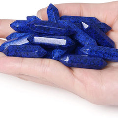Lapis Lazuli Healing Crystals Wands Polished Tumbled Stones Bulk