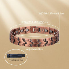 Adjustable Copper Bracelet For Men | Jewelry Gift