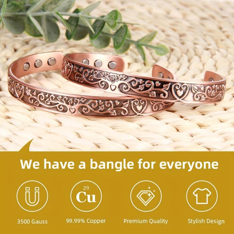 Copper Bracelet Women Magnetic Ultra Strength Magnets Gift