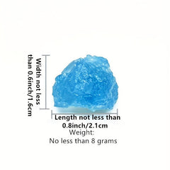 Aquamarine Raw Specimen Healing Crystal Reiki Stone Rough Mineral Home Decor