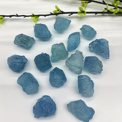 Aquamarine Raw Specimen Healing Crystal Reiki Stone Rough Mineral Home Decor