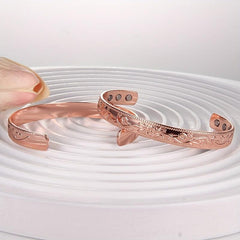 Copper Magnetic Bracelet For Women Solid Copper Lymph Detox