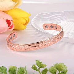 Copper Magnetic Bracelet For Women Solid Copper Lymph Detox