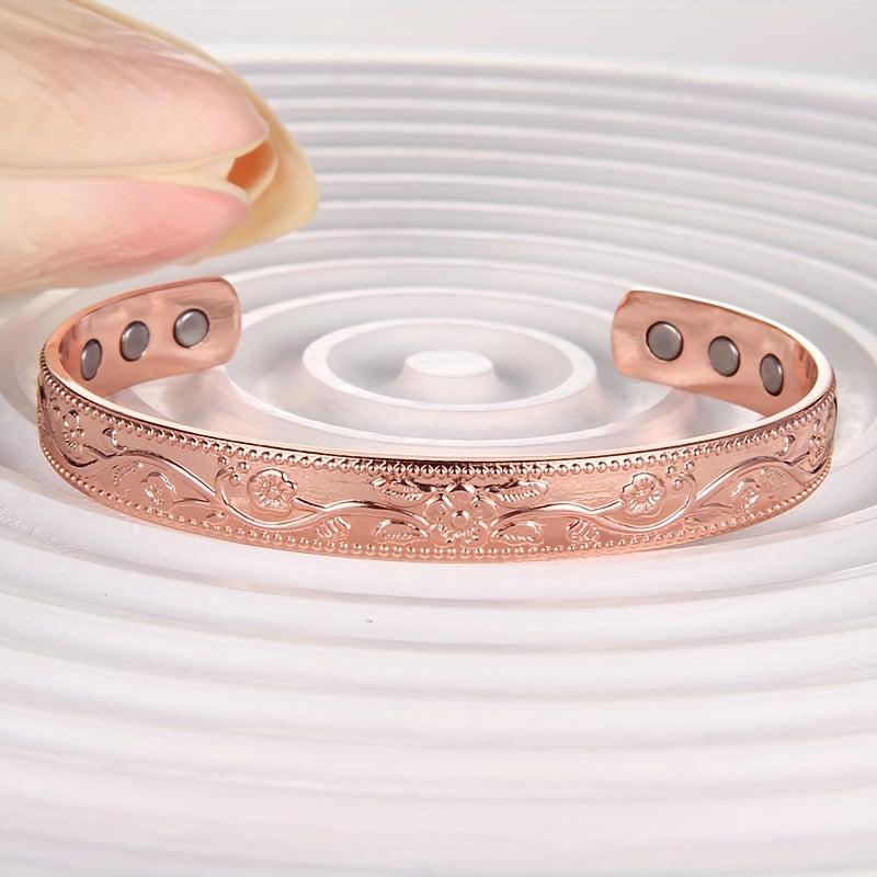 Copper Magnetic Bracelet For Women Solid Copper Lymph Detox