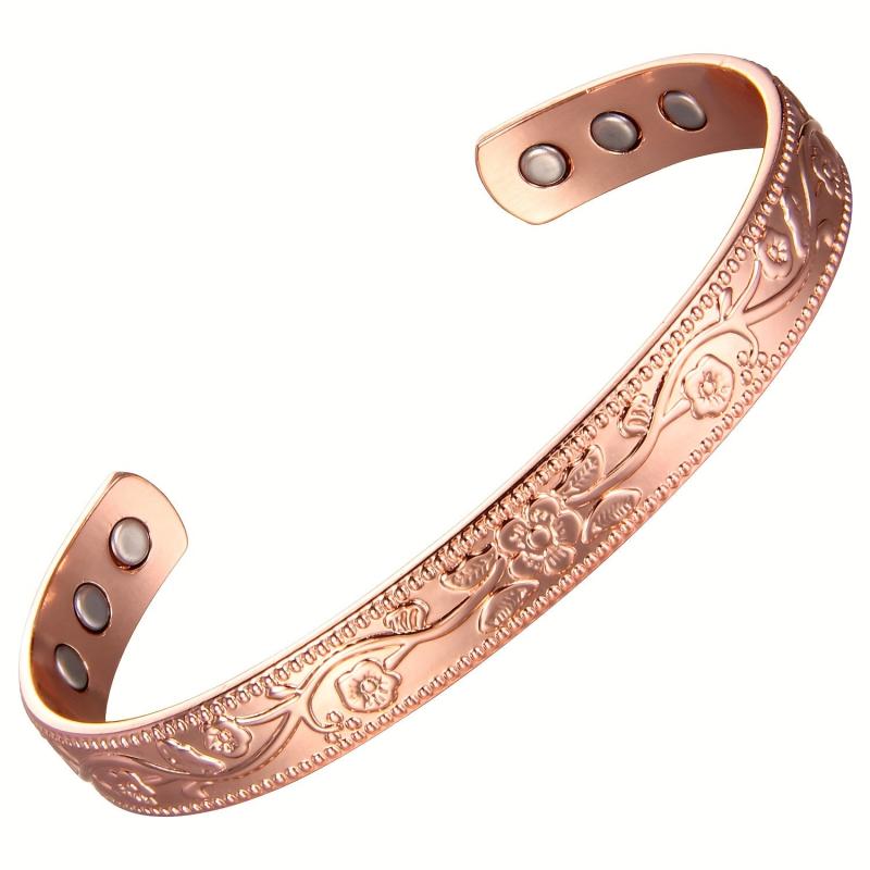 Copper Magnetic Bracelet For Women Solid Copper Lymph Detox