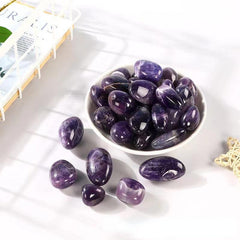 Amethyst Large Particle Rolling Stone Aromatherapy Stone
