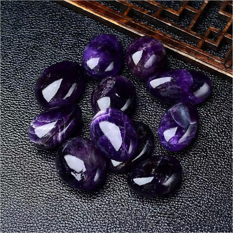 Amethyst Large Particle Rolling Stone Aromatherapy Stone