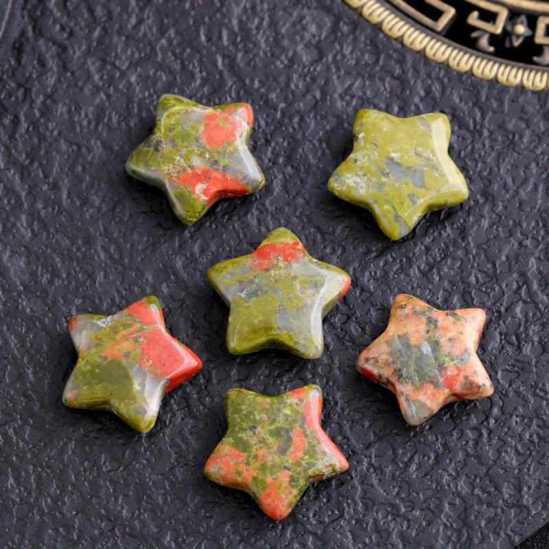 Chrysanthemum Green Stone Mini Star DIY Decoration Accessories