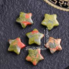 Chrysanthemum Green Stone Mini Star DIY Decoration Accessories