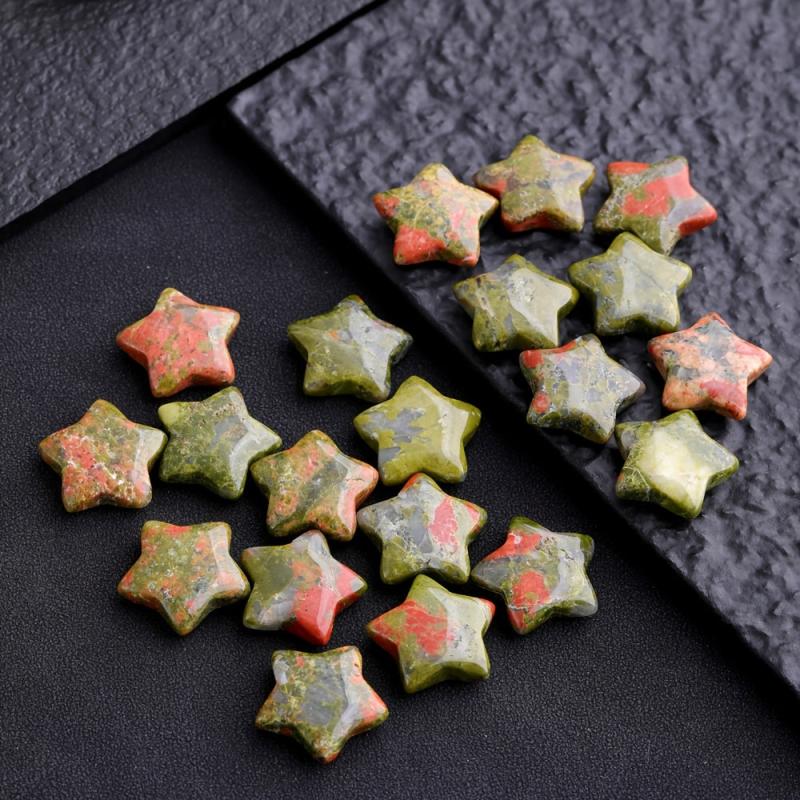 Chrysanthemum Green Stone Mini Star DIY Decoration Accessories