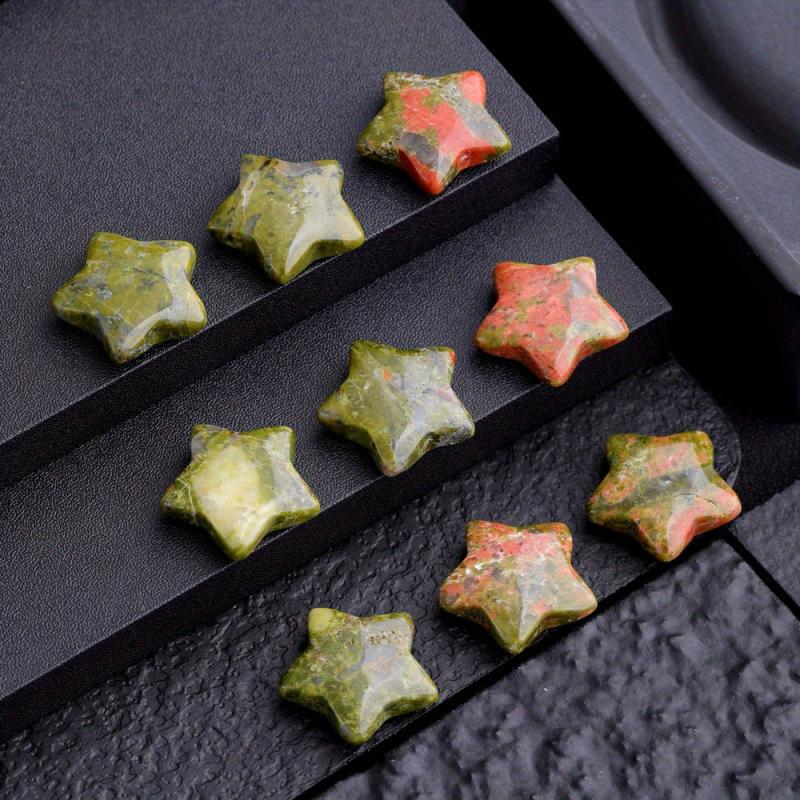 Chrysanthemum Green Stone Mini Star DIY Decoration Accessories