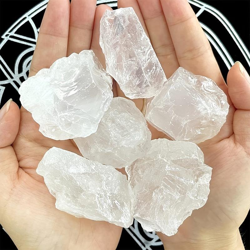 Large Raw Clear Quartz Crystal Bulk