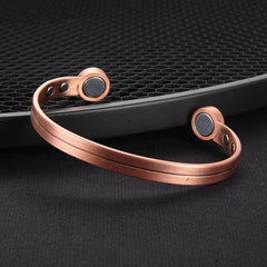 Magnetic Copper Bracelet Cuff Bangle Unisex Copper Bracelet For Men & Women