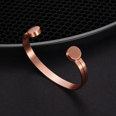 Magnetic Copper Bracelet Cuff Bangle Unisex Copper Bracelet For Men & Women