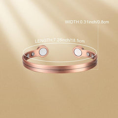 Magnetic Copper Bracelet Cuff Bangle Unisex Copper Bracelet For Men & Women