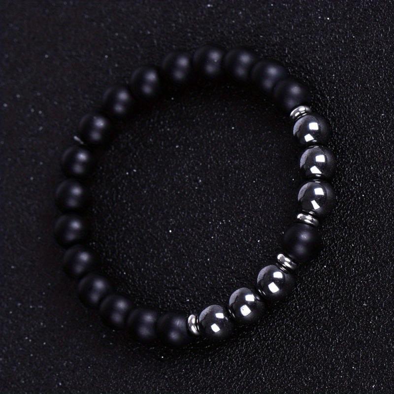 Healing Stone Beaded Bracelet Unisex Stretch Bracelet