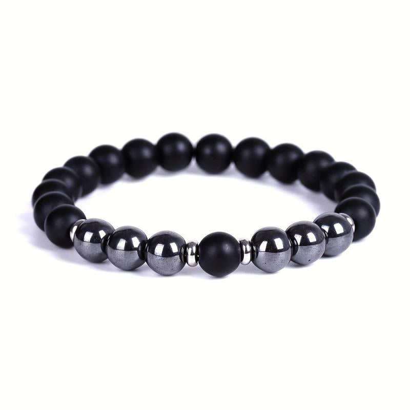 Healing Stone Beaded Bracelet Unisex Stretch Bracelet