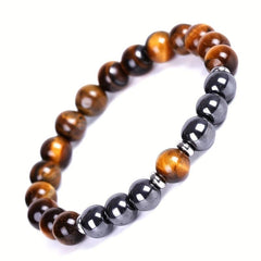 Healing Stone Beaded Bracelet Unisex Stretch Bracelet