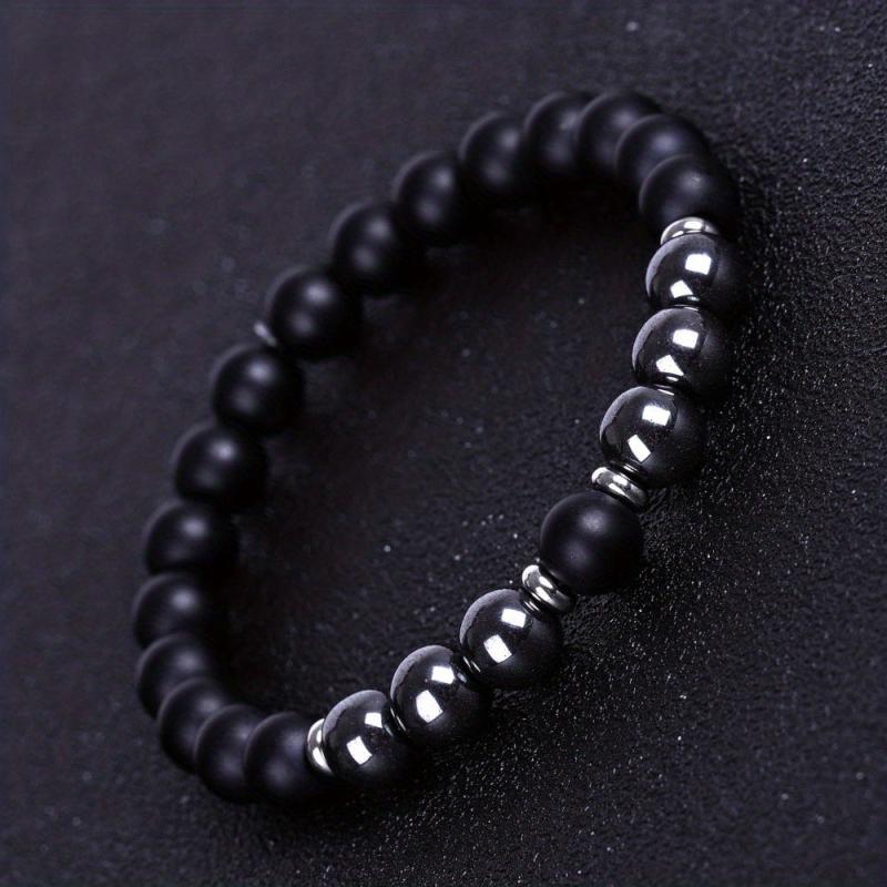 Healing Stone Beaded Bracelet Unisex Stretch Bracelet