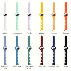 Soft Silicone Bands Case For Airtag With Wrist Straps