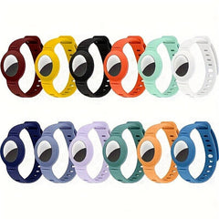 Soft Silicone Bands Case For Airtag With Wrist Straps