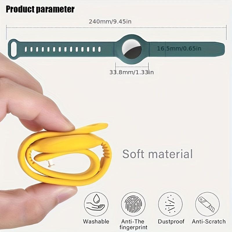 Soft Silicone Bands Case For Airtag With Wrist Straps
