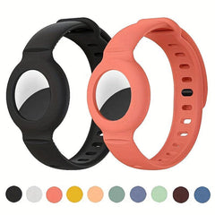 Soft Silicone Bands Case For Airtag With Wrist Straps