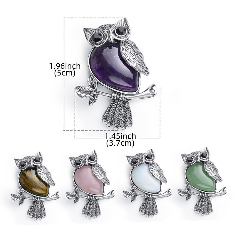 Natural Crystal Stones Necklace for Psychic Abilities