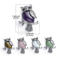 Natural Crystal Stones Necklace for Psychic Abilities