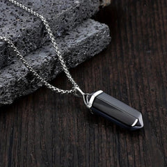 Crystal Pendant Necklace Gemstone Meditation Spiritual Healing Jewelry