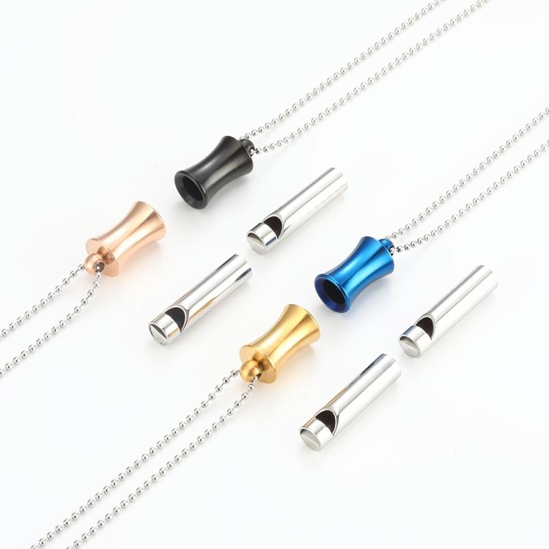 Breathing Whistle Necklace for Meditation and Yoga