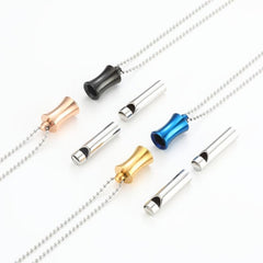 Breathing Whistle Necklace for Meditation and Yoga