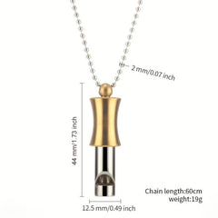 Breathing Whistle Necklace for Meditation and Yoga