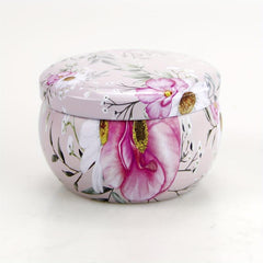 Dried Flower Scented Candles Iron Can Sleep Aid Aromatherapy Home Fragrance